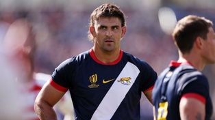 Matera, de 30 años y 98 partidos internacionales con Los Pumas, se retiró lesionado a los 24 minutos del primer tiempo ante Japón.