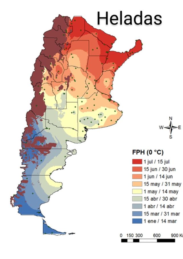 Clima y agro: abril, el mes del otoño