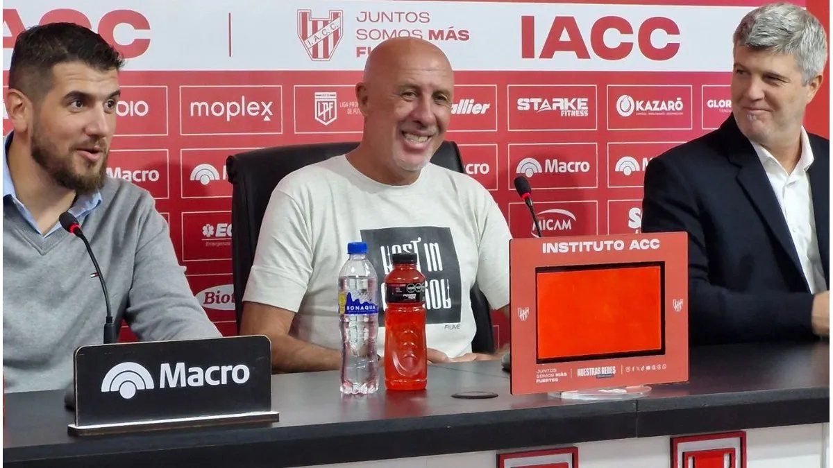 Oldrá fue presentado en Instituto: Es el desafío más importante en mi vida