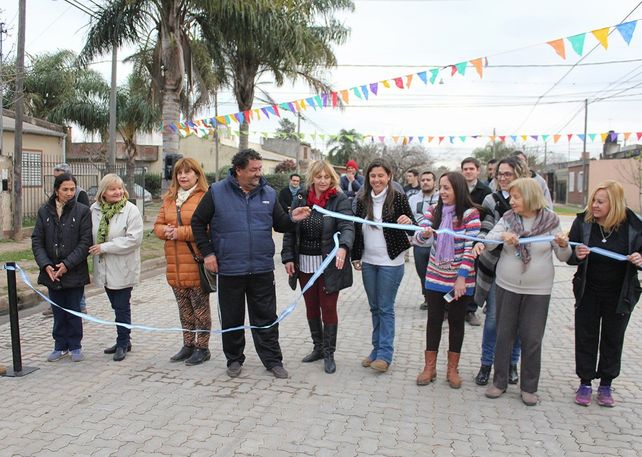 Barrio Belgrano se transforma y suma cuadras con pavimento articulado