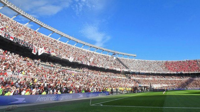 El estadio Monumental presenta un marco impresionante para River-Boca.