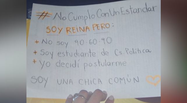 Reinas de las fiestas provinciales contra los estándares