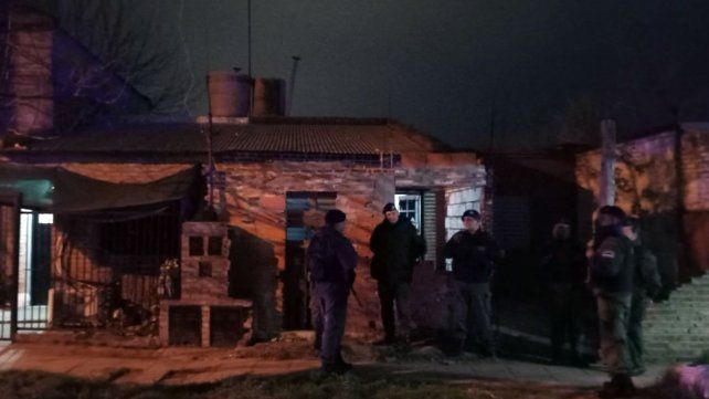 La vivienda de barrio Ludueña donde sucedió el crimen
