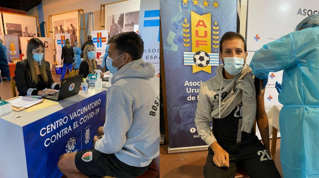 Uruguay y Paraguay empezaron con la campaña de vacunación de Conmebol