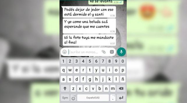 Los supuestos chats de la maestra acusada de acosar a un nene