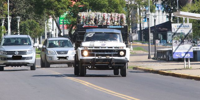 El lunes por la ma&ntilde;ana en la costanera de Paran&aacute;&nbsp;