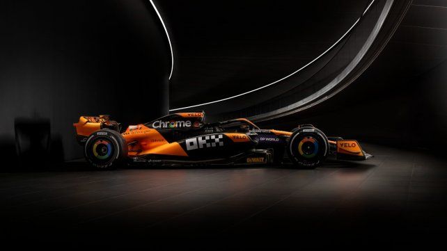 McLaren utilizará los colores negros y anaranjados en la temporada 2024.