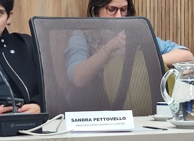 Diputados de la oposición viralizaron una foto que reflejó la silla que dejó vacía la titular de Capital Humano.