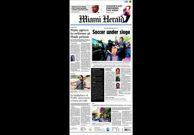 Cómo reflejaron el escándalo en la FIFA los 20 diarios más importantes del mundo