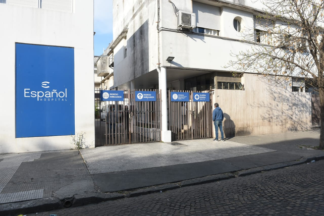 El ingreso a la guardia del Hospital Español