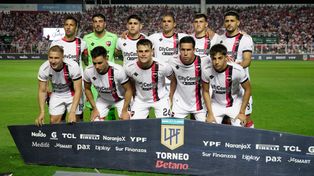 Los once de la Lepra que iniciaron el partido en cancha de Unión.