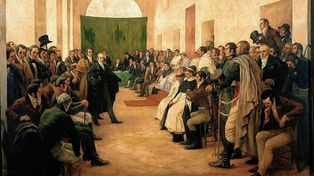 Lo que se produce el 25 de mayo es una revolución democrática, en la que se reemplaza al virrey por una Junta Popular.