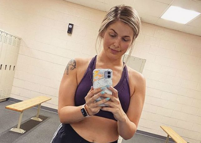 Julia Marren fue reprendida por usar una prenda deportiva demasiado provocativa en el gimnasio.&nbsp;
