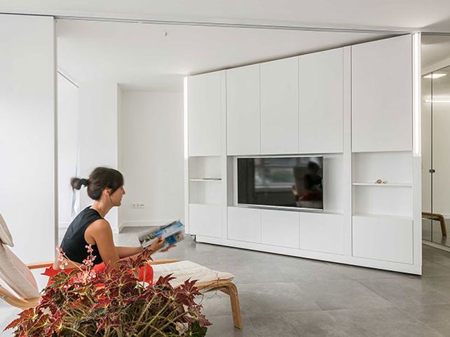 Una casa con paredes movedizas