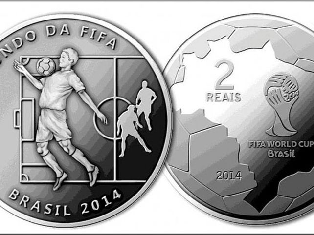 Brasil agota en un día monedas conmemorativas del Mundial