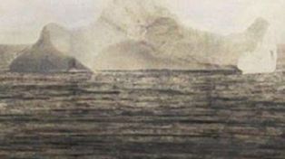 Subastan una fotografía del iceberg que podría haber provocado el hundimiento del Titanic