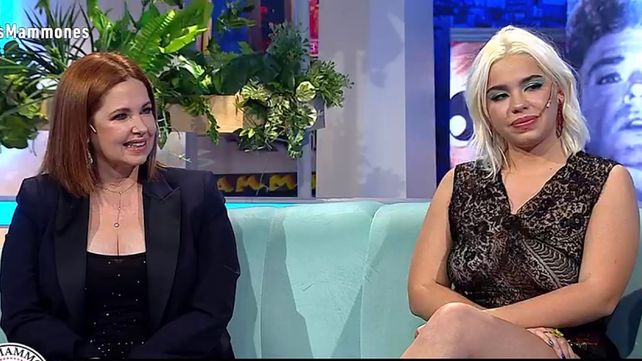 Juntas. Andrea del Boca y su hija Anna compartieron el programa Los Mammones.&nbsp;