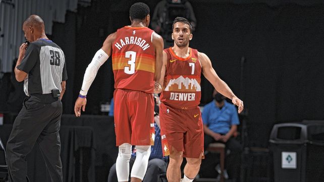 El base Facundo Campazzo tuvo otra destacada faena con la camiseta de Denver Nuggets.&nbsp;