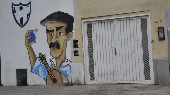 El ingreso al pasillo donde vivió y fue asesinado Eduardo Marcelo Oviedo. Al lado