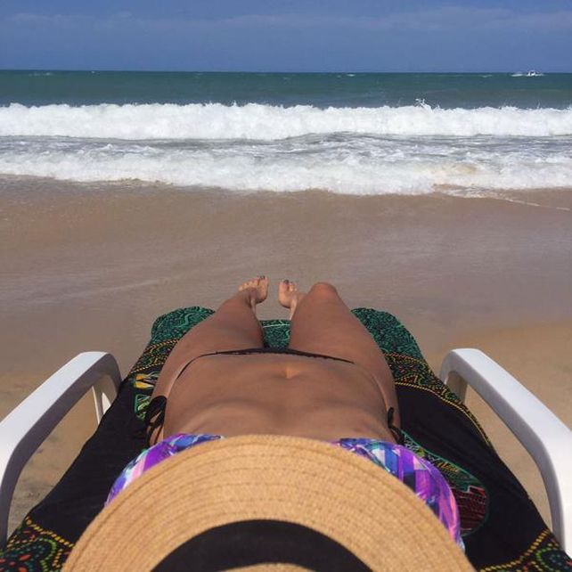 Las fotos de Evangelina Carrozo en Brasil, en un viaje en solitario de reencuentro con ella misma