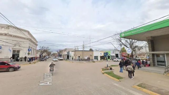 El cajero automático de la ciudad de San Javier donde sucedió el robo y el violento ataque.&nbsp;
