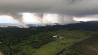 Otra violenta erupción del mayor volcán de Hawai