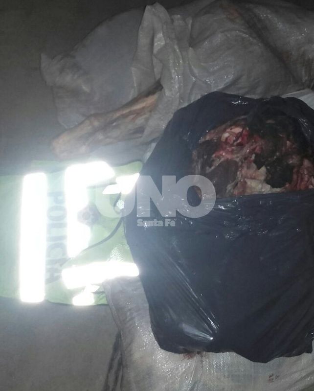 El vacuno carneado era transportado sin las medidas de higiene exigibles.&nbsp;