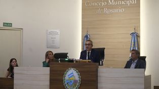 Cómo se vivió en la tribuna y el recinto el discurso recargado de Javkin