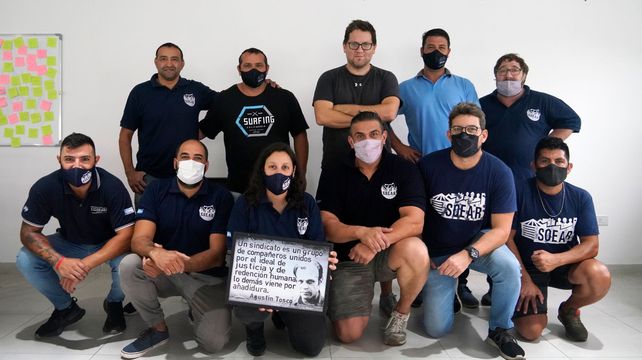 Savone es además la única mujer en la comisión directiva de SOEAR (Sindicato Obreros y Empleados Aceiteros de Rosario)
