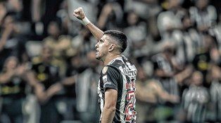 Rodrigo Battaglia, ex-Huracán, marco el único tanto ante San Lorenzo.