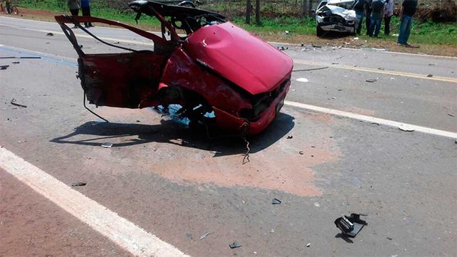 Un muerto y seis heridos tras un choque en la ruta nacional 12
