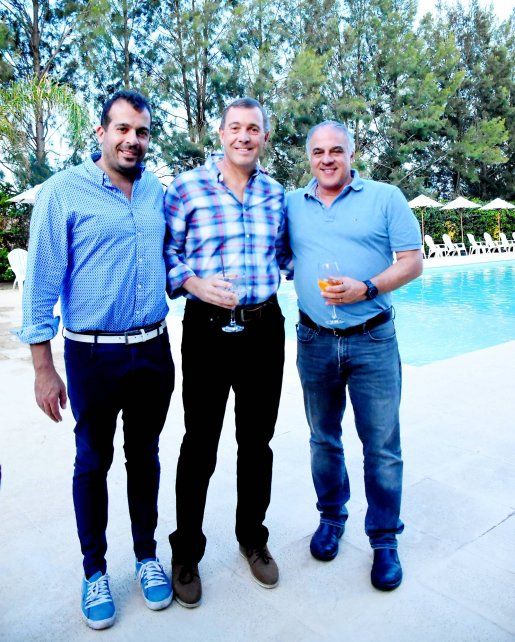 Manolo Contini, Alejandro  Piscione y Juan Felix Rossetti