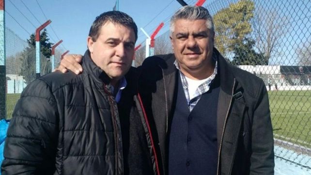 El polémico Pablo Toviggino junto a Claudio Tapia