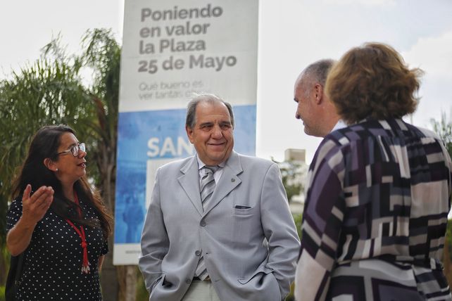Las obras de la plaza 25 de Mayo de la ciudad capital tienen un 78% de avance