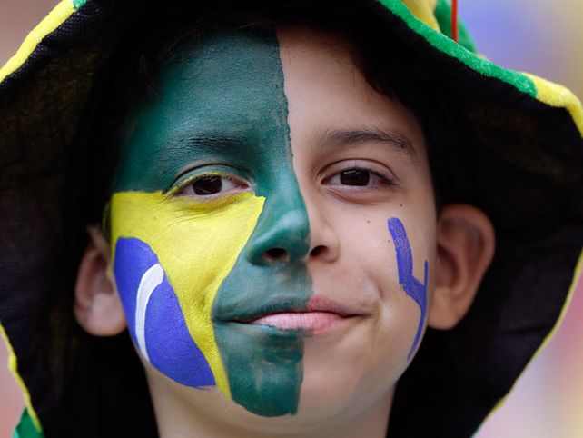 Los hinchas de Brasil no la pasan nada bien