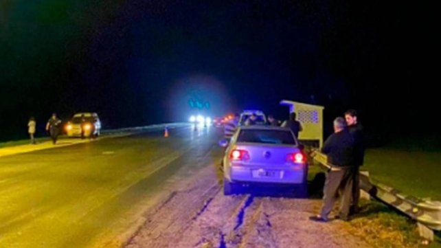 Ruta 12: conductor de un utilitario murió al ser chocado por un camión
