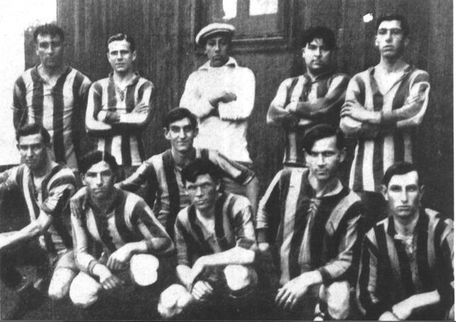 Central en 1915. Los canallas le ganaron los dos clásicos a Newell’s por 6 a 0 marcando una supremacía histórica esos años.
