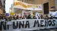 La marcha en reclamo por el fin de los femicidios. La marcha en reclamo por el fin de los femicidios.