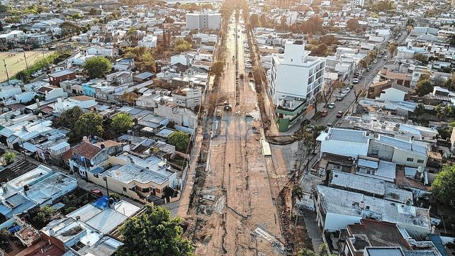 Paraná: el ensanche de calle Racedo tiene un 50% de avance