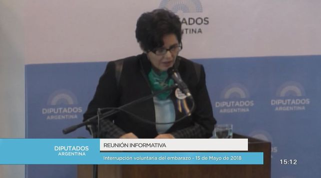 Socorrista entrerriana expuso en el Congreso a favor de la despenalización del aborto