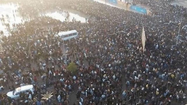 Miles de personas se convocaron para ver la final