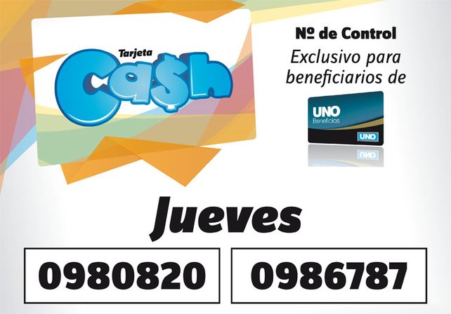 Estos son los números de la tarjeta CASH de la semana del 22 al 26 de junio