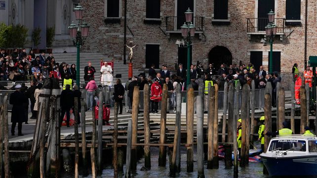 El Papa Francisco visitó Venecia: Este trabajo no es fácil