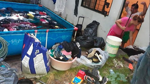 El Temporal también provocó inundaciones en La Paz e Irazusta
