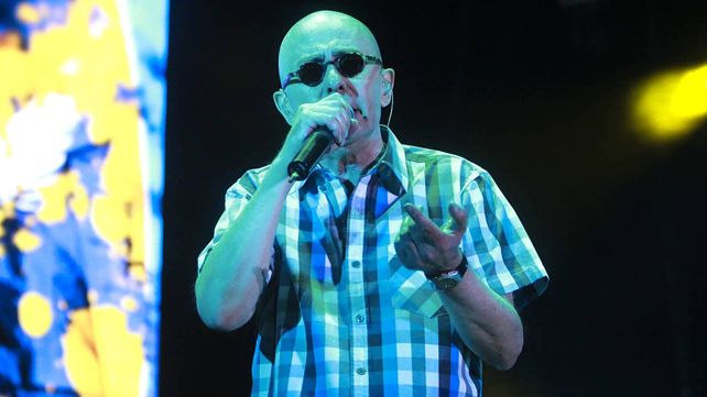 El Indio Solari en el concierto de Tandil en 2016
