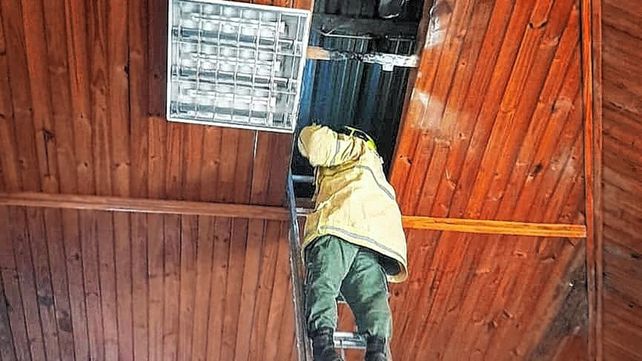 Principio de incendio en una iglesia de Paraná