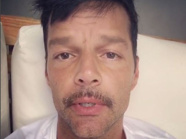 El artista caribeño se mostró muy preocupado por el fenómeno meteorológico.
