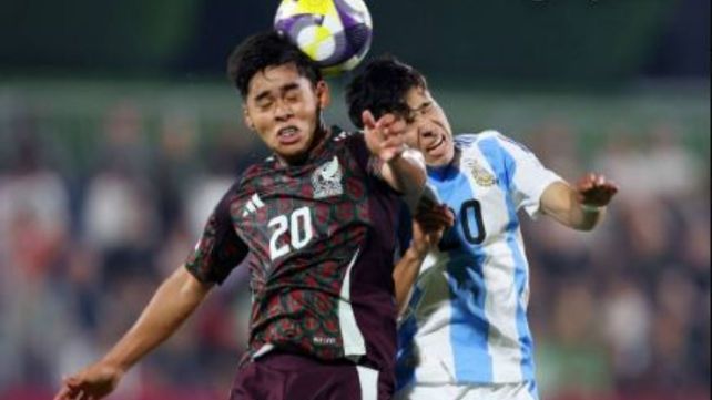 Argentina tuvo un duro partido ante México. Lo igualó en el final pero perdió por penales y quedó afuera del Mundial sub-17 de Qatar.