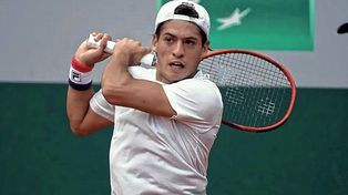 Sebastián Báez derrotó este martes al japonés Taro Daniel por 6/4, 6/4 y 7/5.