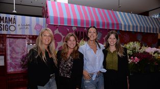 Cruz García González, Guillermina Gasparini, Eugenia Broda y Paula Broglia